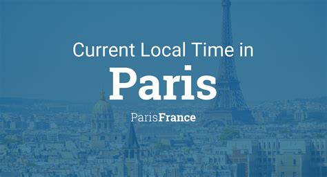 local time in france paris